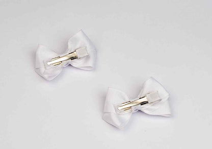 White festive boutique bows with Pearls