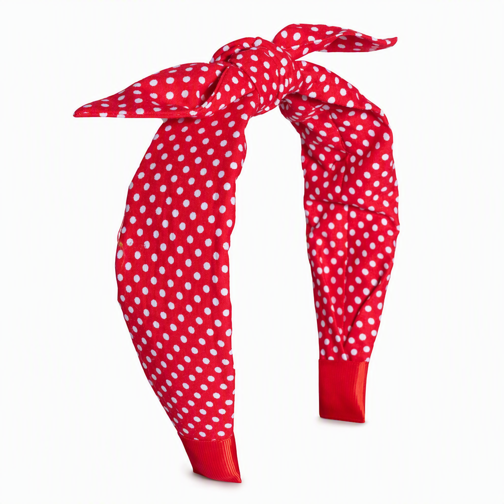 Polka Dot Cute Knotted Hairband.