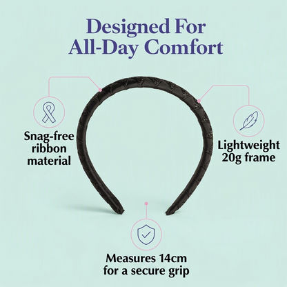 Woven Hairband - Black