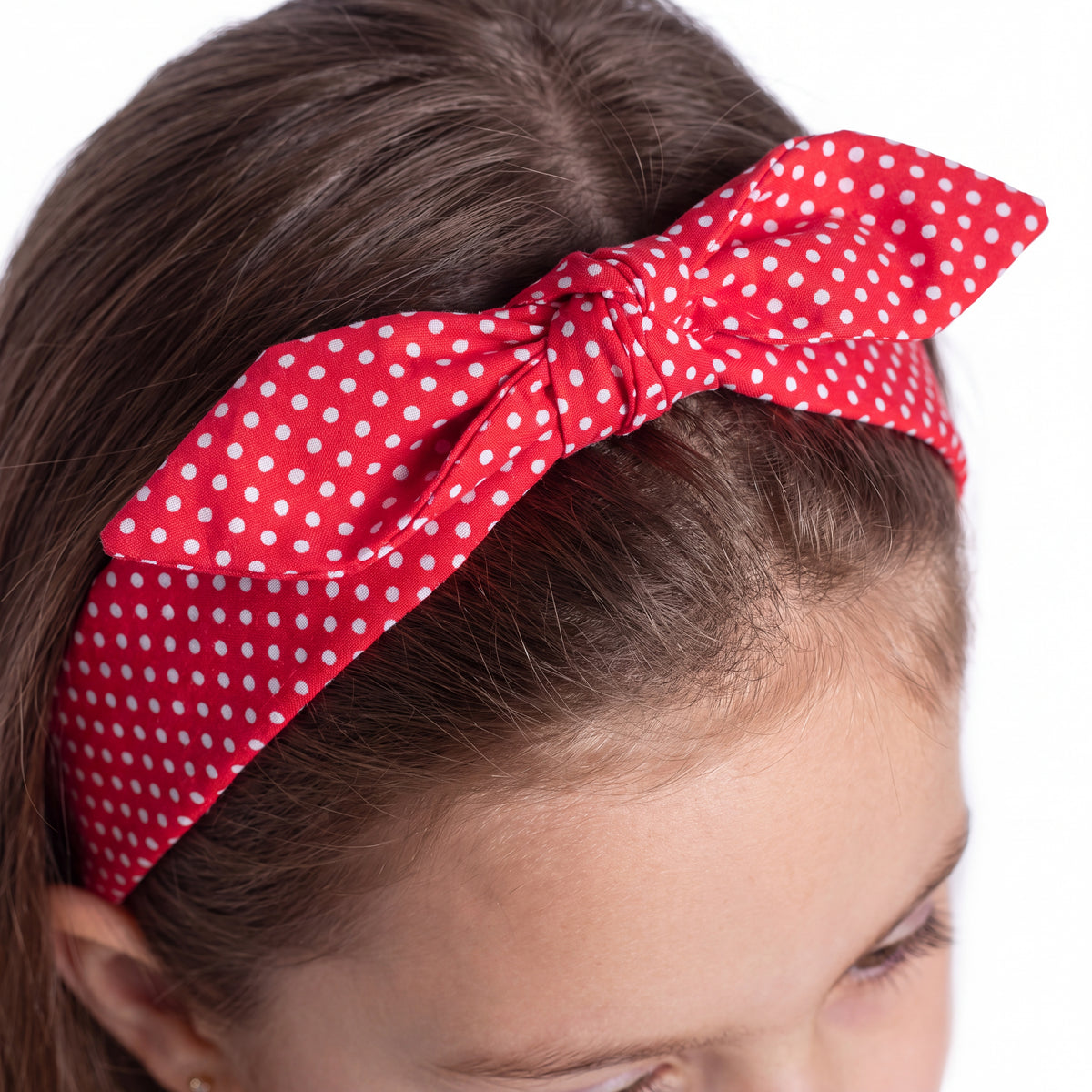 Polka Dot Cute Knotted Hairband.