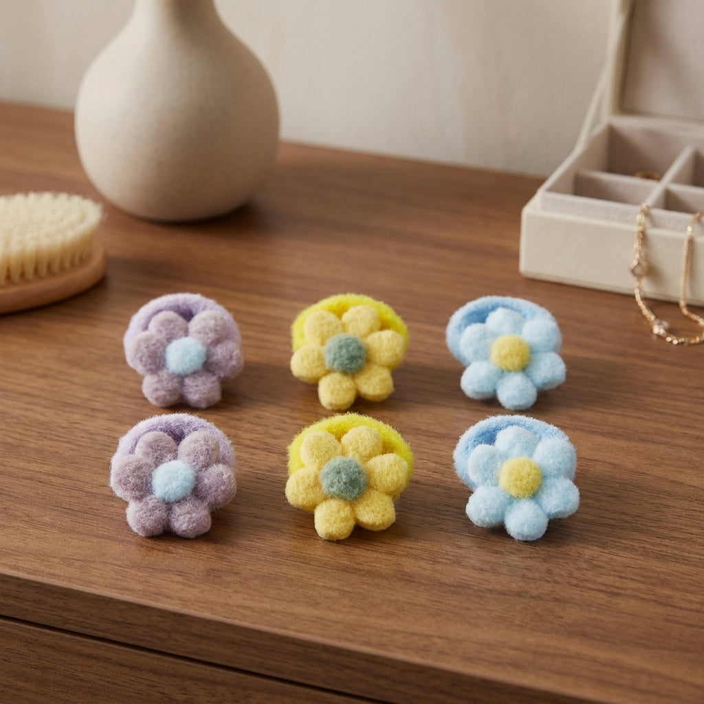 Pack of 3 Pairs of Super Soft Rubber Bands – Multicolor