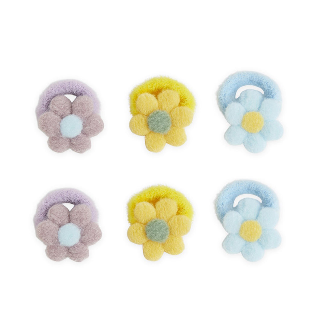 Pack of 3 Pairs of Super Soft Rubber Bands – Multicolor