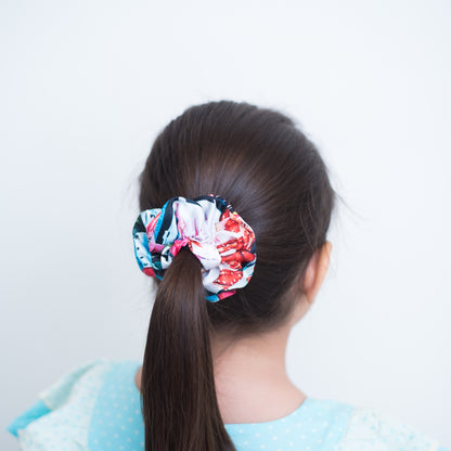 Adorable ethnic scrunchie hair tie - Multicolor ( 1 Single scrunchie  = 1 quantity)