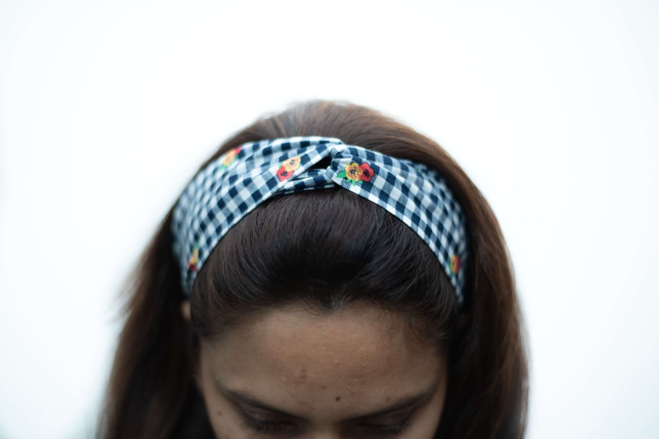 Printed Turban Band, Mask and Scrunchie Combo set For Teens and Adults