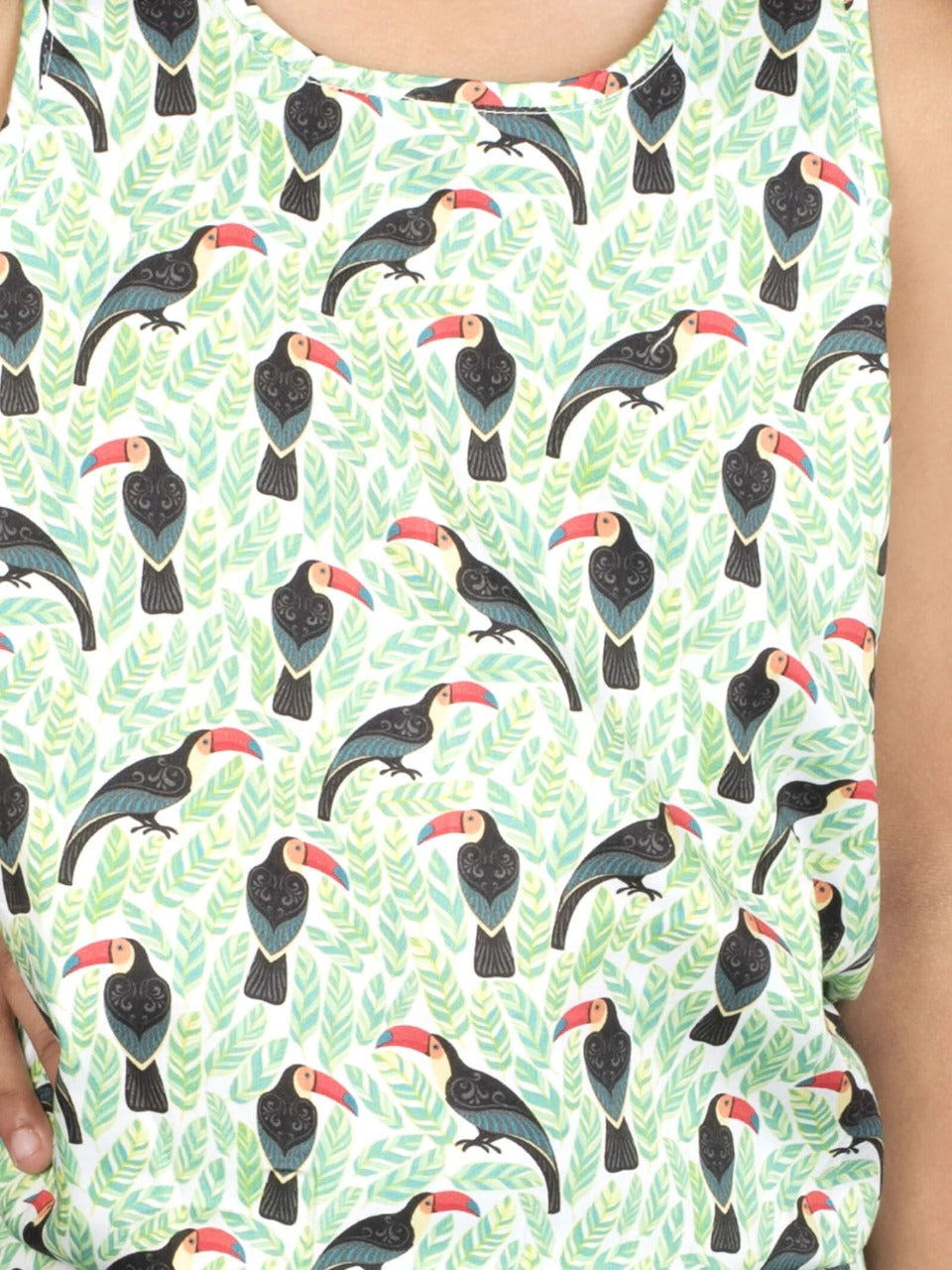 Toucan Print Jumpsuit