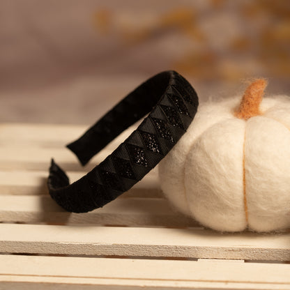 Ribbon Candy -  Woven Hairband - Black